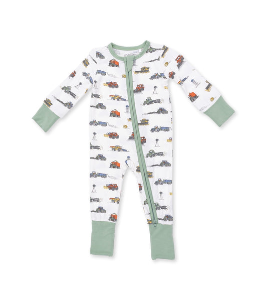 Angel Dear | Farm Machines Convertible Romper