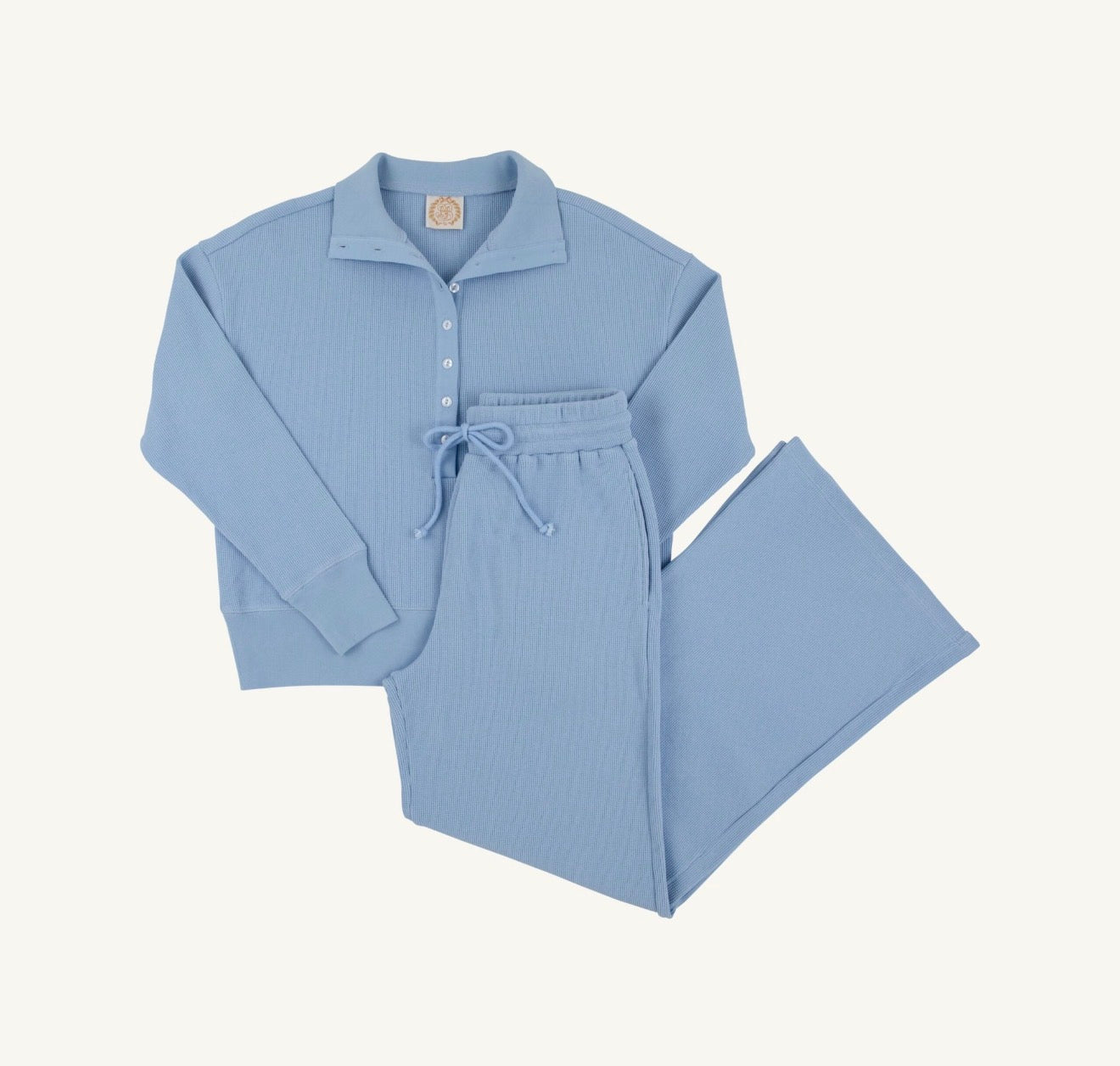 TBBC | Libby's Lounge Set Waffle Knit - Sarasota Sky