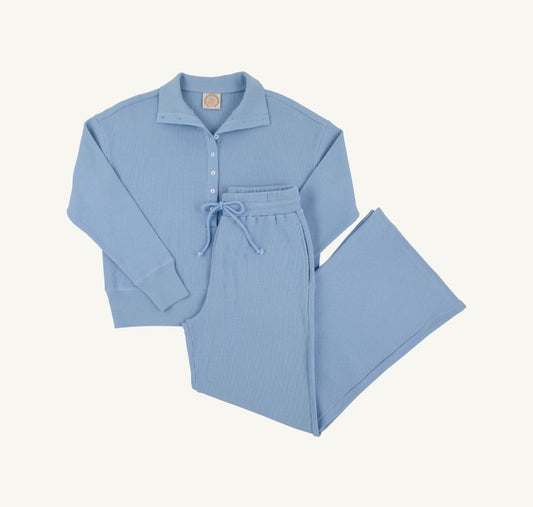 TBBC | Libby's Lounge Set Waffle Knit - Sarasota Sky