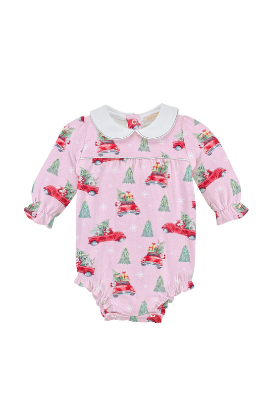 Baby Club Chic | Santa is Coming Pink Bubble