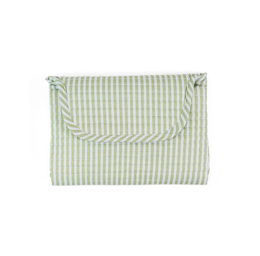 TRVL | Quilted Changer Mat - Pimlico Stripe Sage
