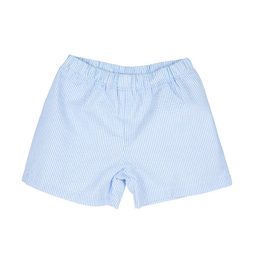 TBBC- Shelton Shorts- Seersucker Blue