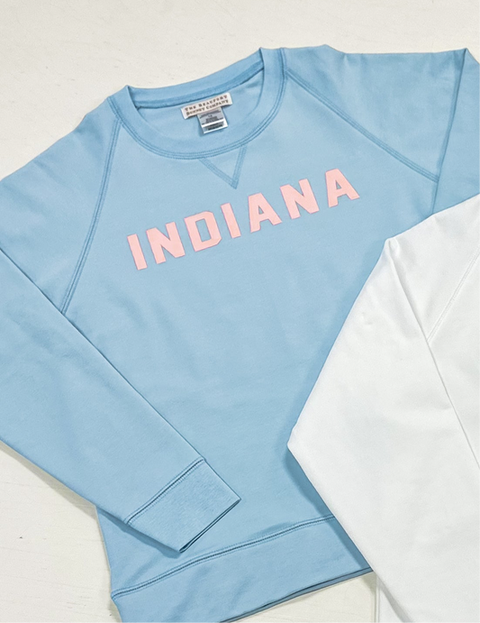 TBBC | Sir Proper’s Indiana Sweatshirt - Beale St. Blue/Palm Beach Pink