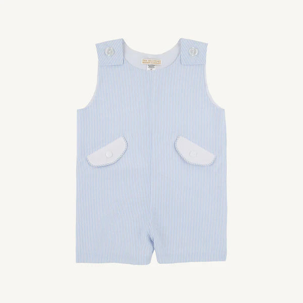 TBBC | Prescott Pocket Jon Jon - Breakers Blue Seersuckee