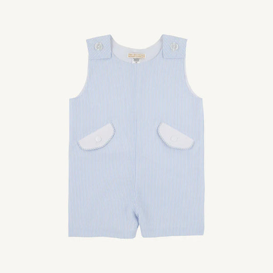 TBBC | Prescott Pocket Jon Jon - Breakers Blue Seersuckee