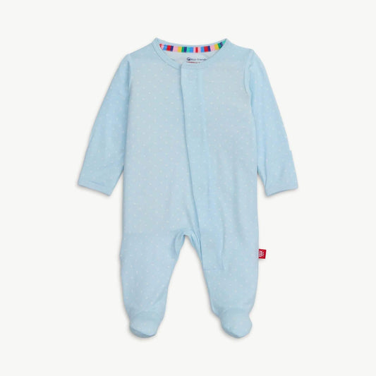 Magnetic Me | Blue Pin Dot Footie