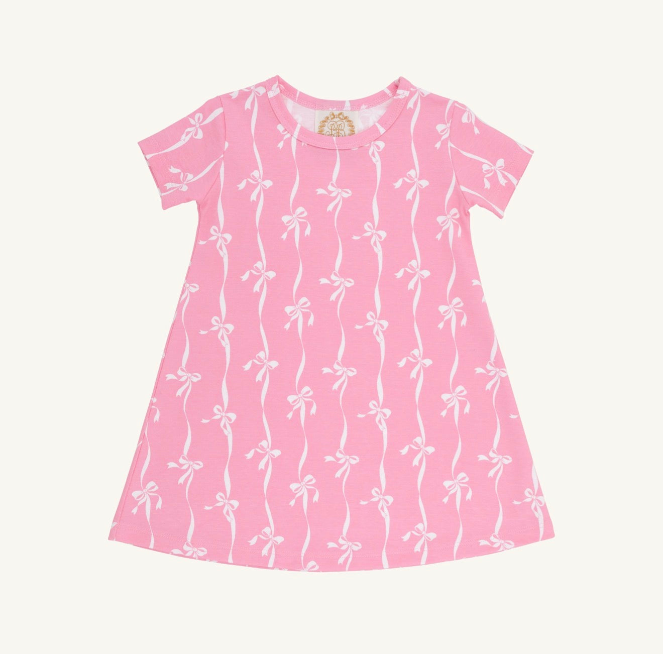 TBBC | Polly Play Dress - Bell Court Bows Hamptons Hot Pink