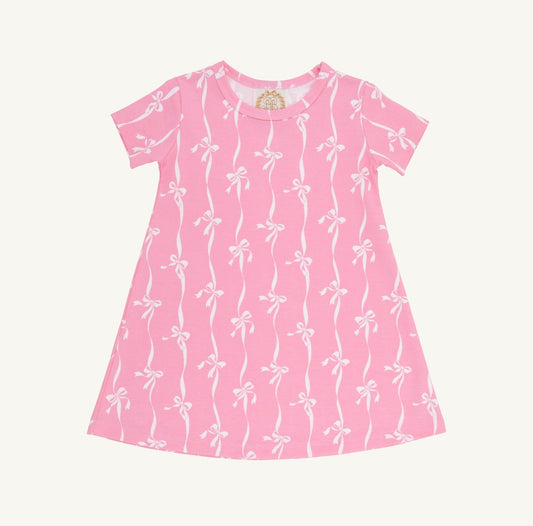 TBBC | Polly Play Dress - Bell Court Bows Hamptons Hot Pink