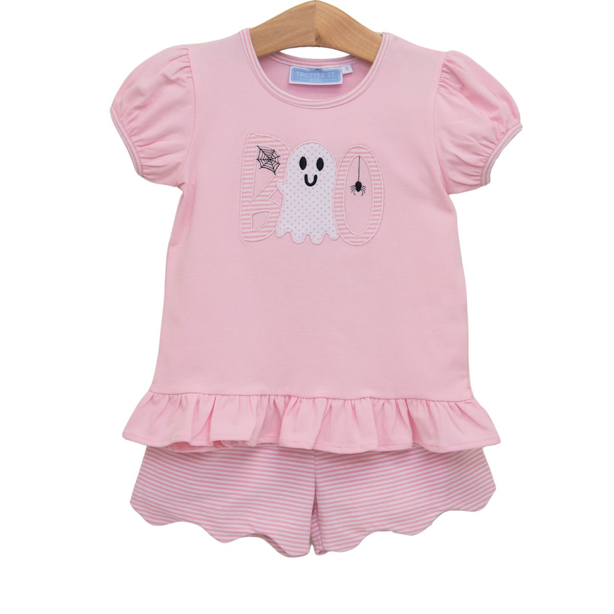 Trotter Street | Boo Scalloped Short Set