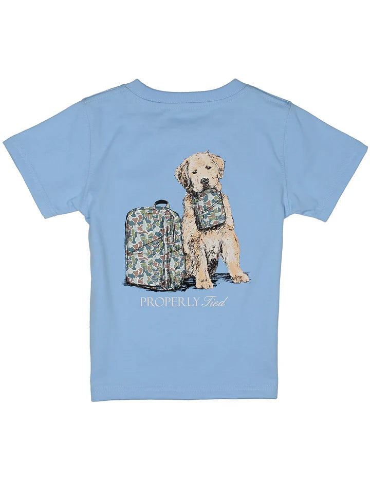 Properly Tied | Study Buddy Light Blue Tee