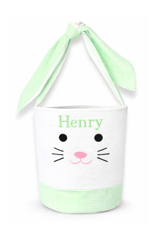 Bits & Bows | Green Bunny Basket
