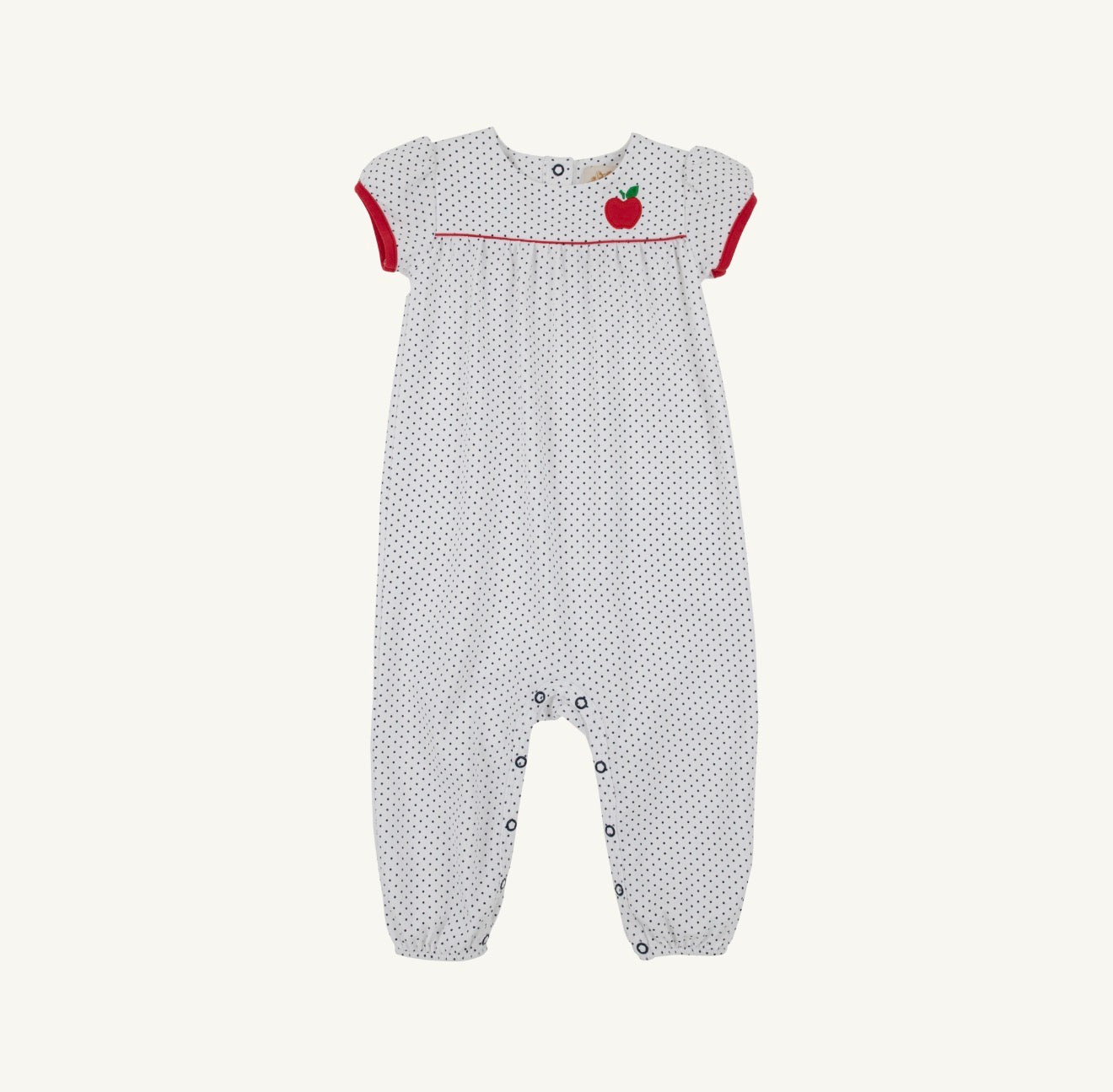 TBBC | Penny's Playsuit - Nantucket Navy Microdot