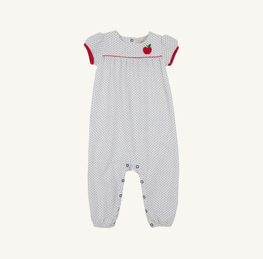 TBBC | Penny's Playsuit - Nantucket Navy Microdot