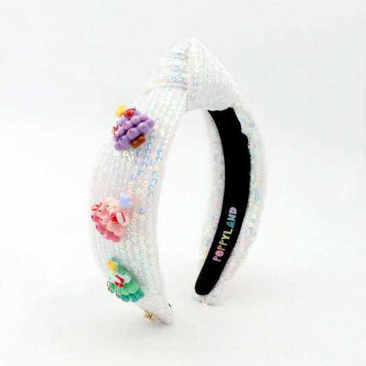 Poppyland | Rainbow Tree Sequin Headband