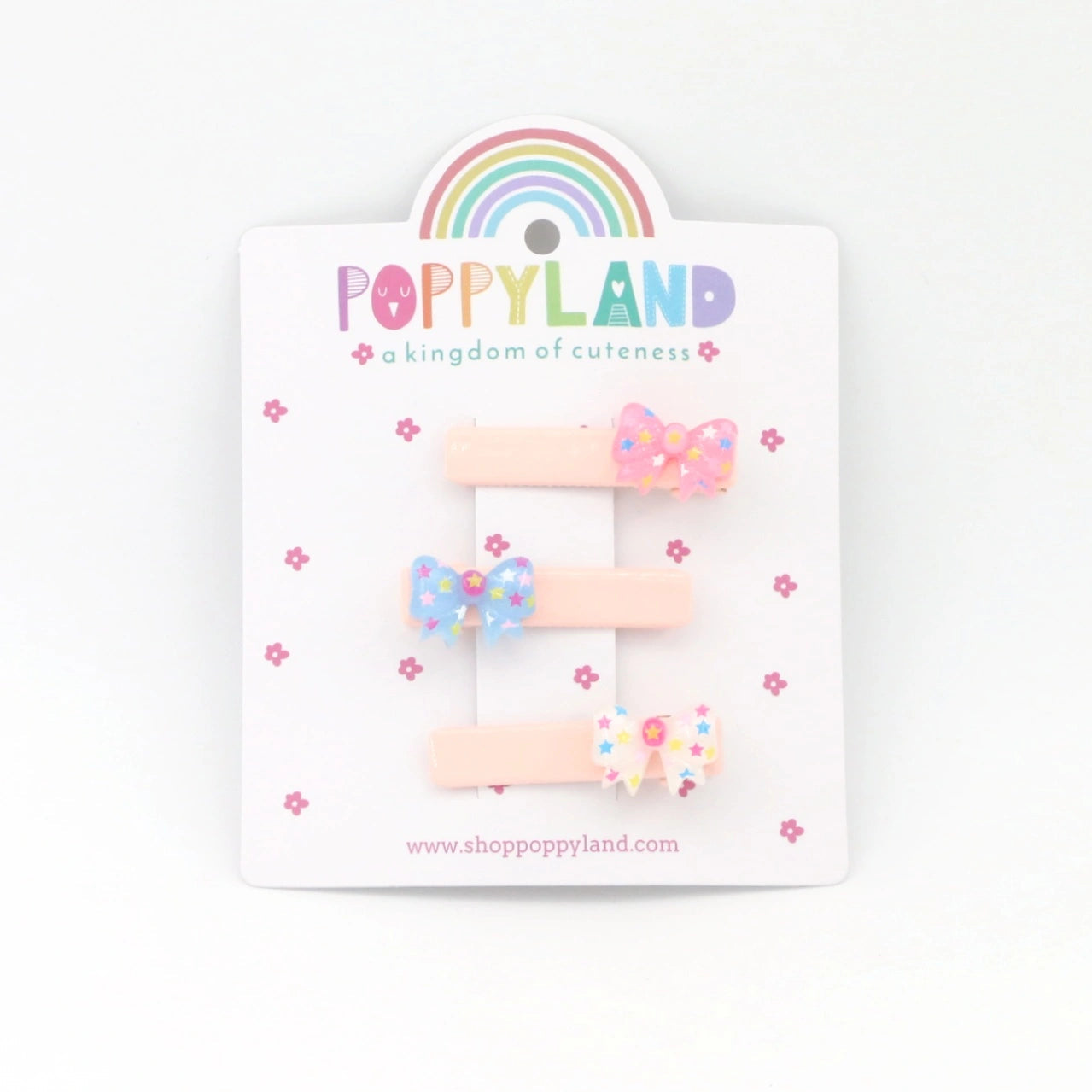 Poppyland | Bow Trio Clips