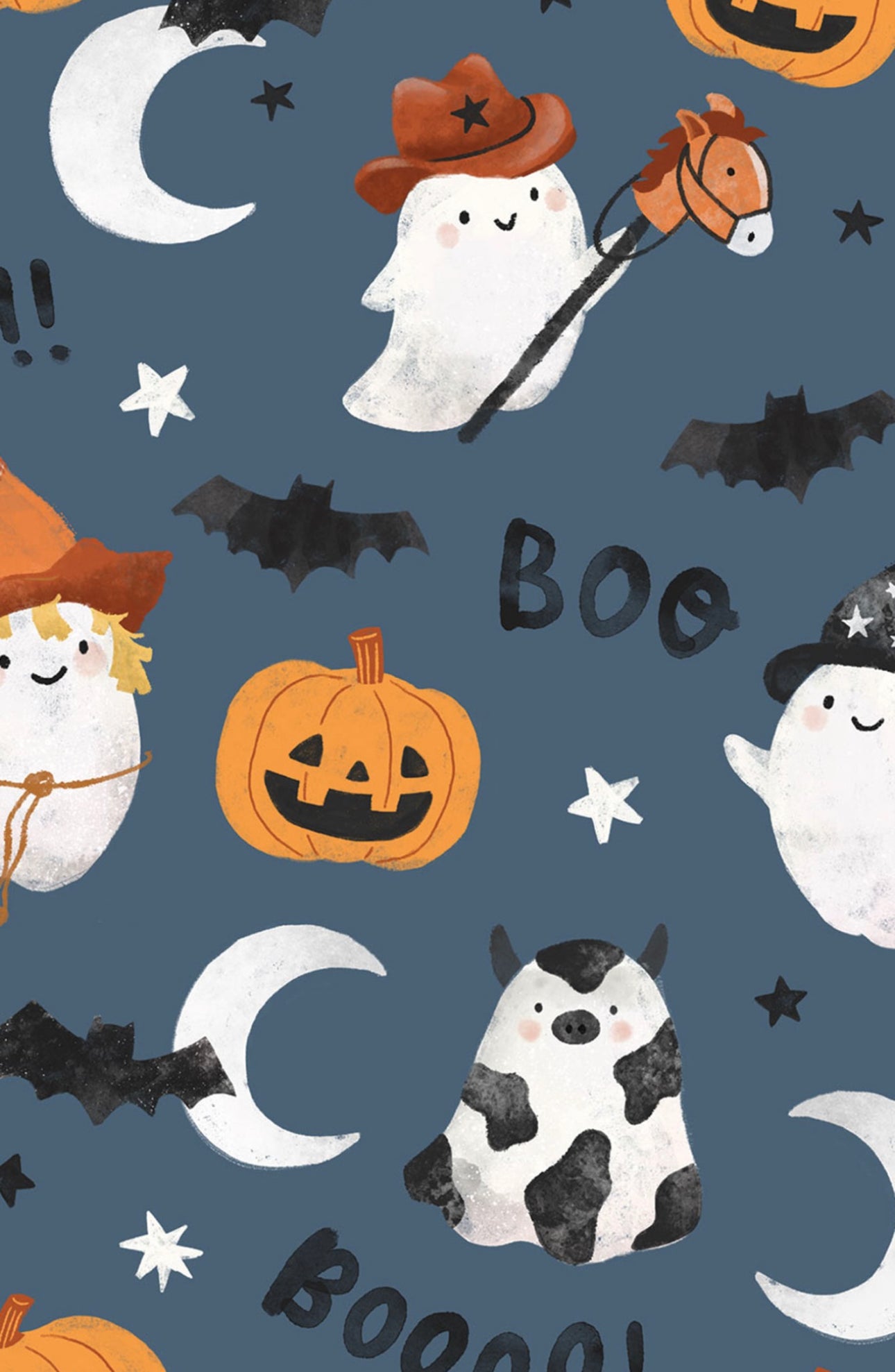 Angel Dear | Costumed Ghosts Glow in the Dark Loungewear Set