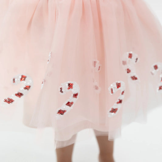 Angel Dear - Christmas Candy Canes Tutu Skirt