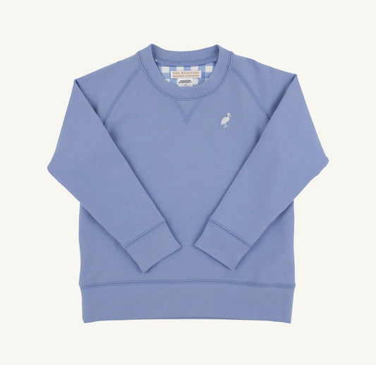 TBBC | Cassidy Comfy Crewneck - French Terry - Park City Periwinkle