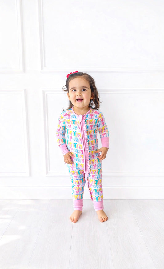 Poppy Kids | Floral Gift Ruffle Romper