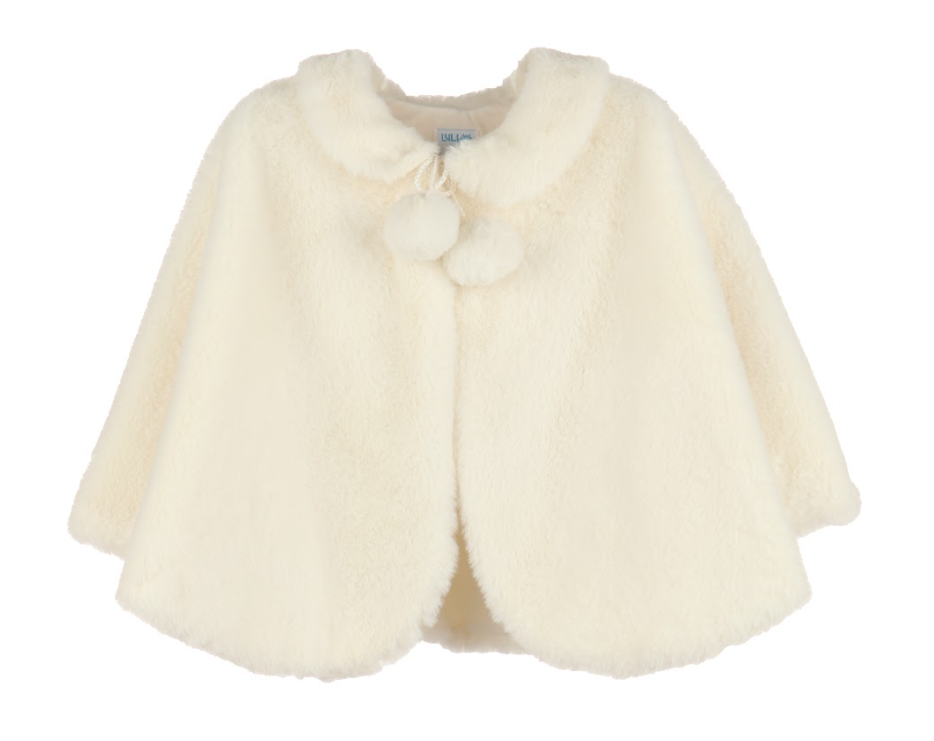 Luli & Me | Ivory Cozy Fuzzy Cape