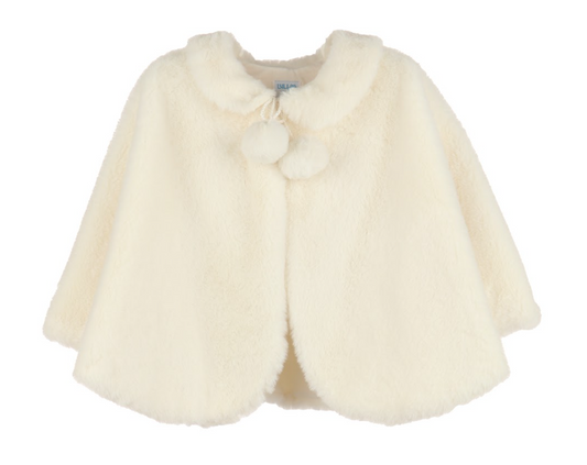 Luli & Me | Ivory Cozy Fuzzy Cape