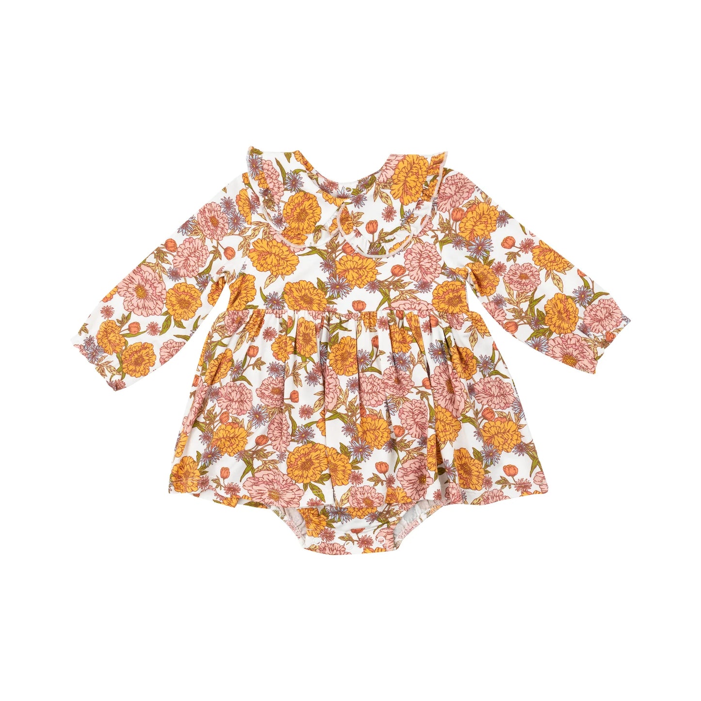 Angel Dear - Amber's Floral Peter Pan Collar Bubble