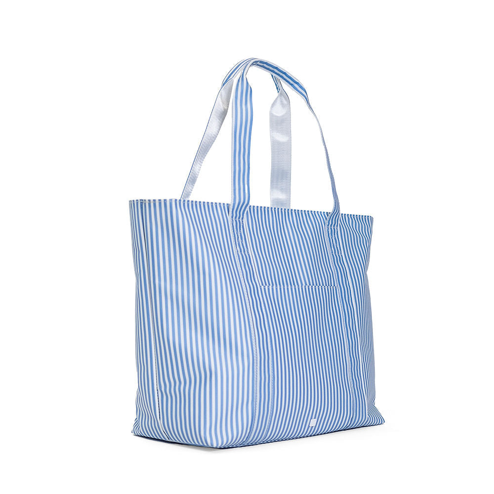 TRVL | Jumbo Tote - Pimlico Stripe Chambray
