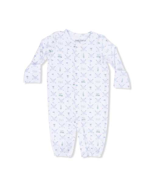Angel Dear | Golf Trellis Blue Convertible Gown