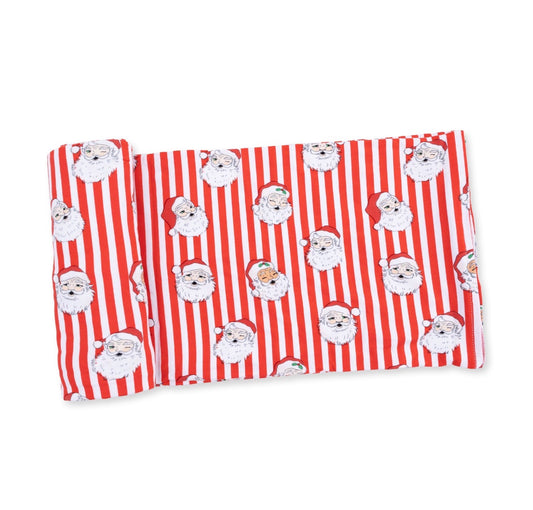 Angel Dear | Vintage Santa Stripe Swaddle