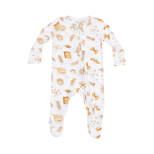 Angel Dear - Cute Pasta Zipper Footie