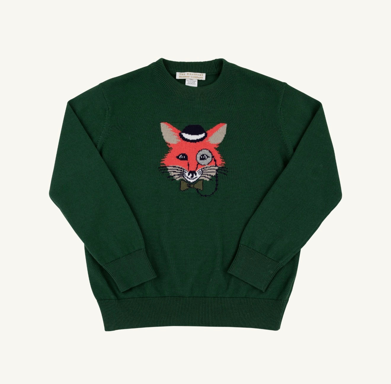 TBBC | Isaac's Intarsia Sweater - Grier Green/Fox