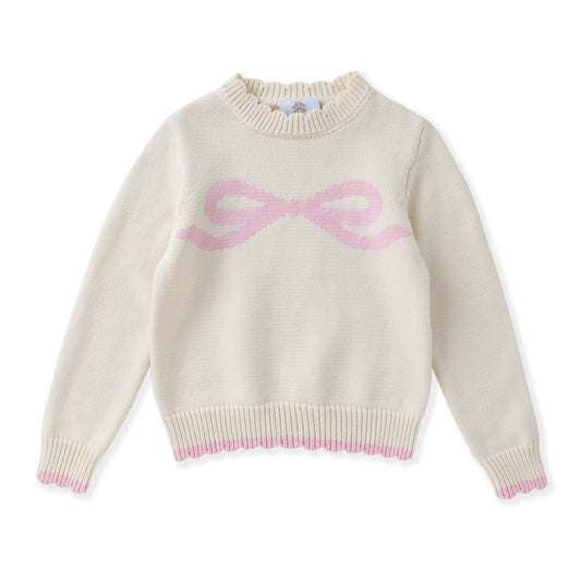 Swoon | Pink Bow Sweater