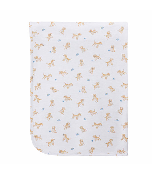 Baby Club Chic | Tiny Puppies Receiving Blanket
