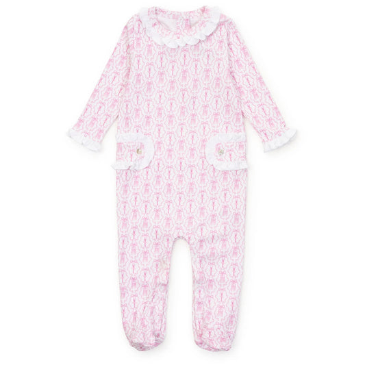 Lila & Hayes | Lucy Girls' Romper - Ballet and Bows