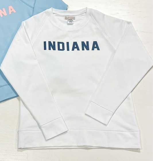 TBBC | Sir Proper’s Indiana Sweatshirt - Worth Ave. White/Nantucket Navy