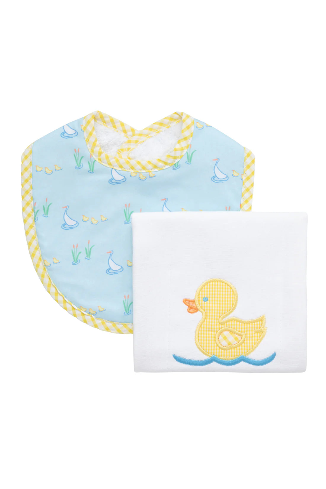 3Marthas | Duck Basic Bib & Burp Boxed Set