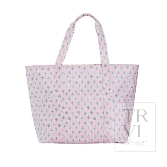 TRVL | Jumbo Tote - Petite Fleur Pink