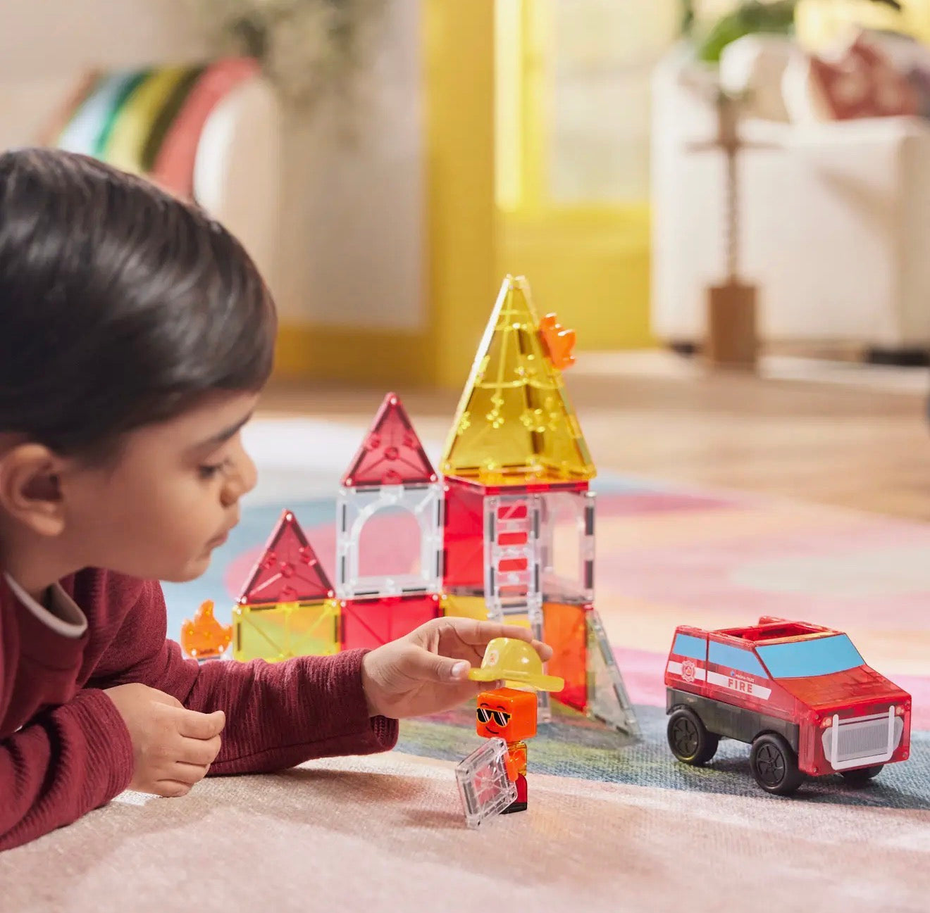 Magna-Tiles | Fire Rescue 27-Piece Set