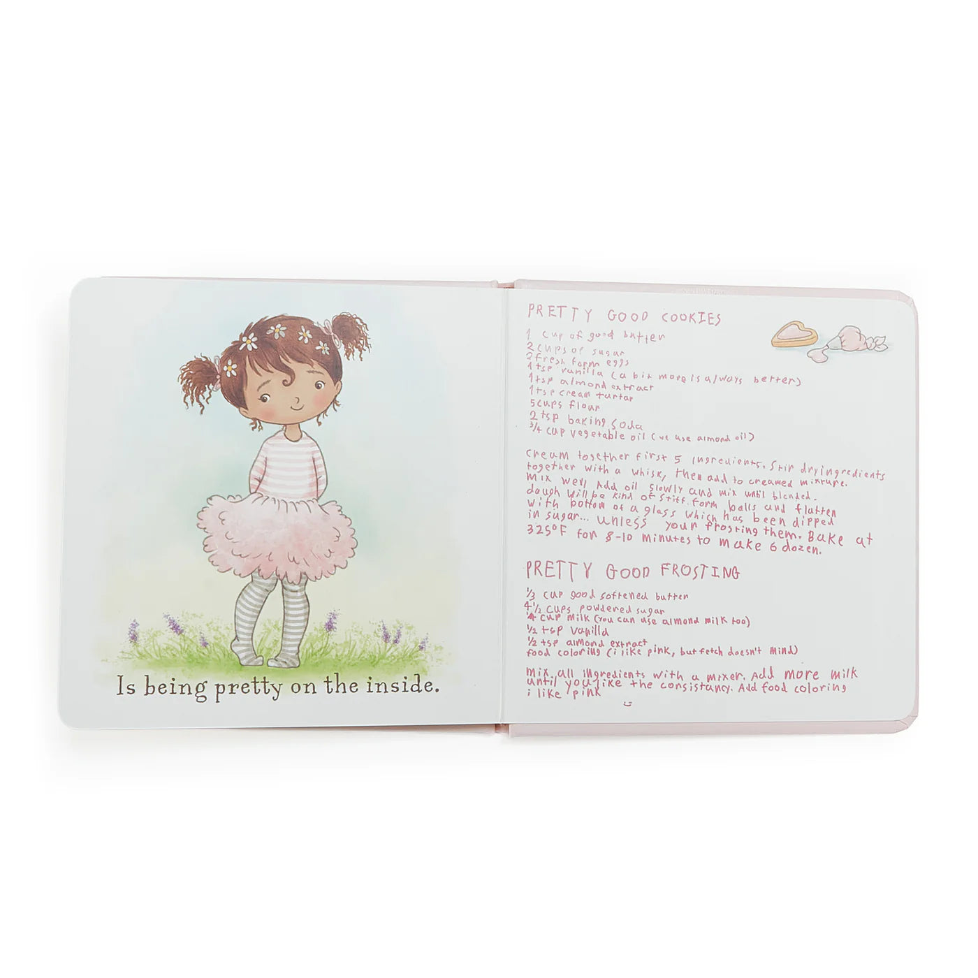 A Pretty Girl Board Book - Brown Hair