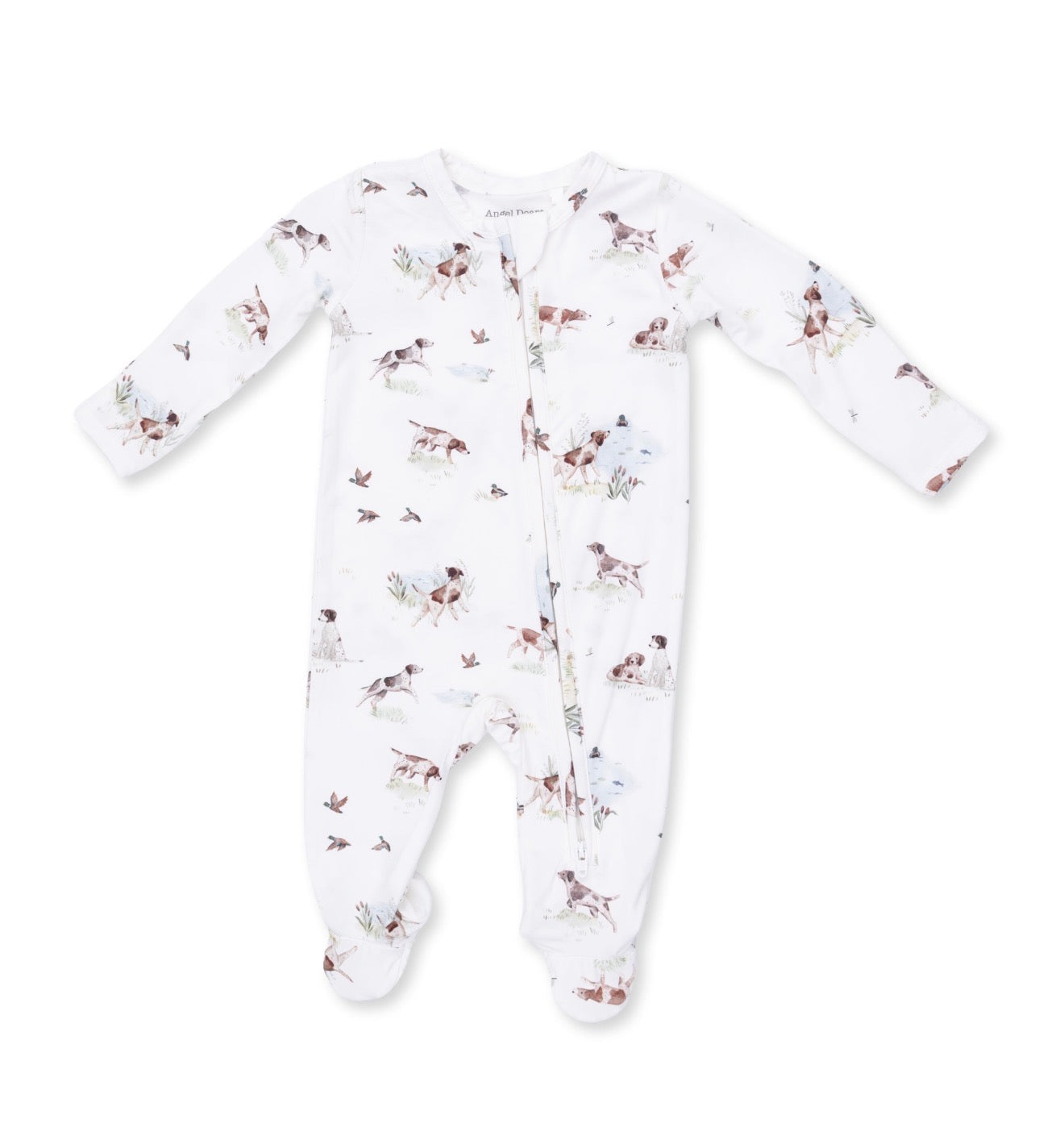 Angel Dear | Pointer Pups & Duck Buddies 2 Way Zipper Footie