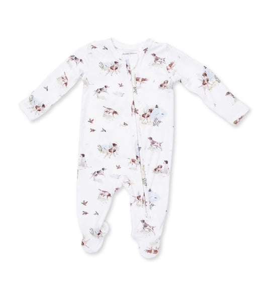 Angel Dear | Pointer Pups & Duck Buddies 2 Way Zipper Footie