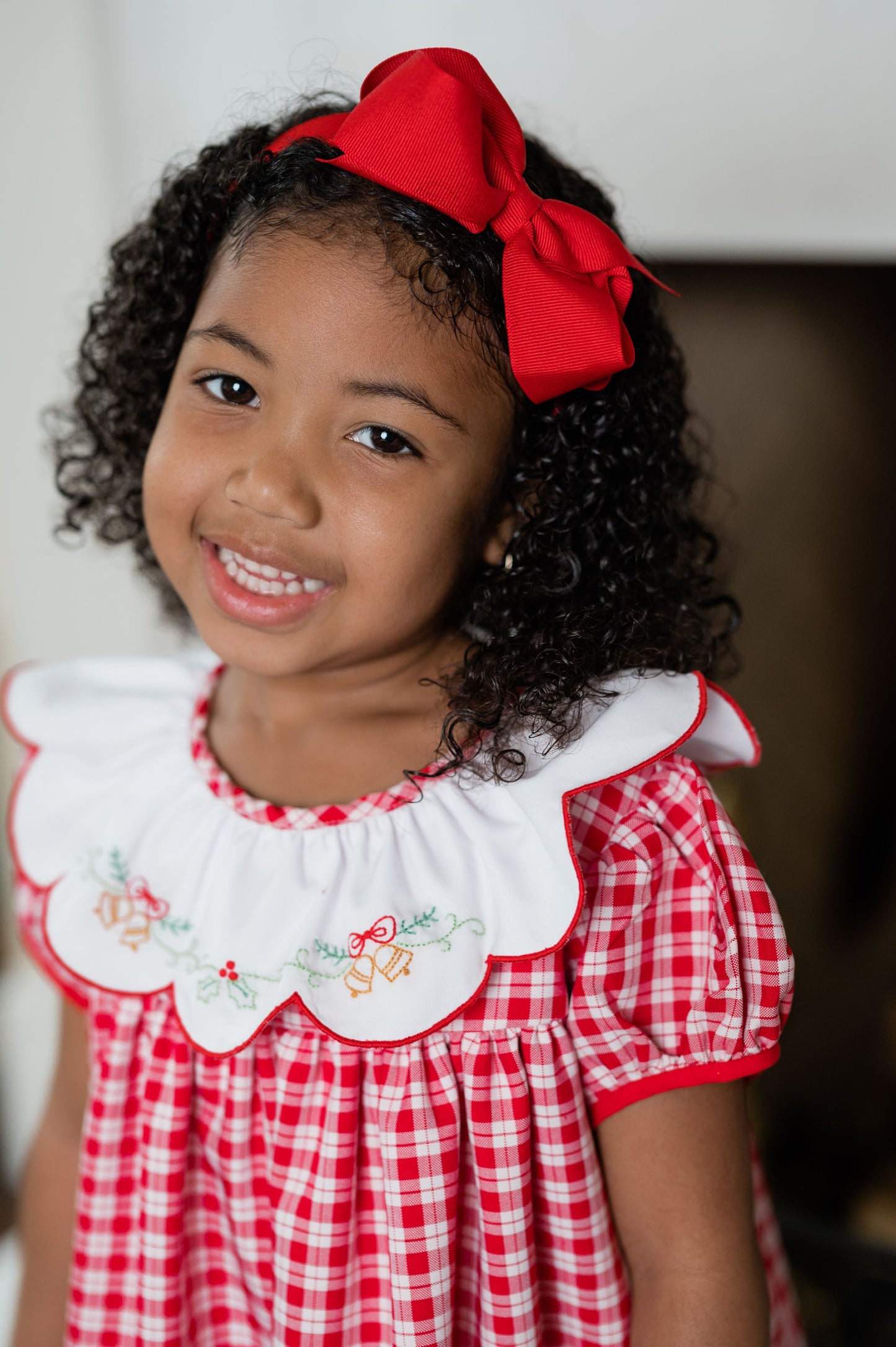 Proper Peony - Golden Bells Christmas Dress