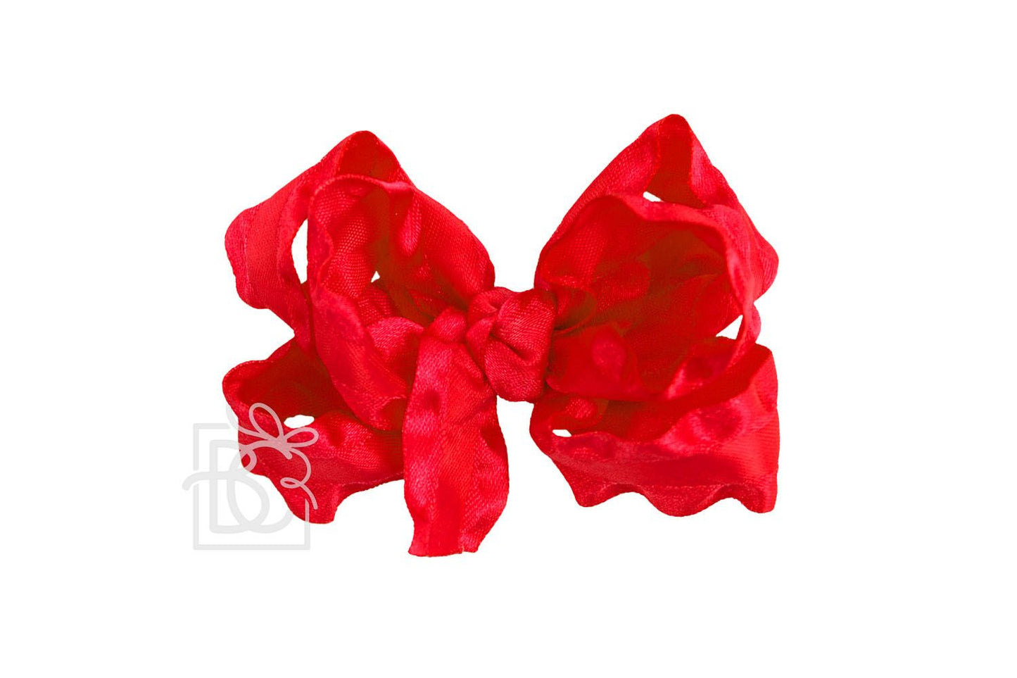 Beyond Creation - Double Ruffle Alligator Clip 3.5"