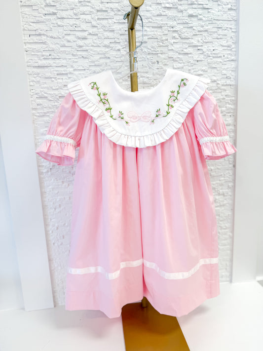 Lulu Bebe | Beatrice Pink Bib Dress