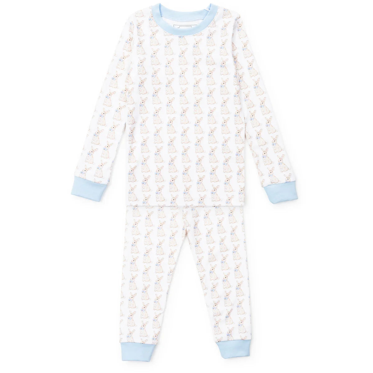 Lila & Hayes | Grayson Boys' Pajama Pant Set - Easter Bunnies Blue