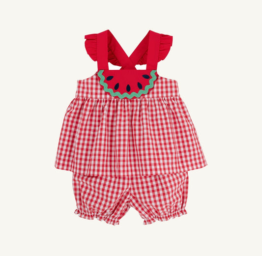 TBBC | Nancy's Novelty Set - Richmond Red Gingham/Watermelon