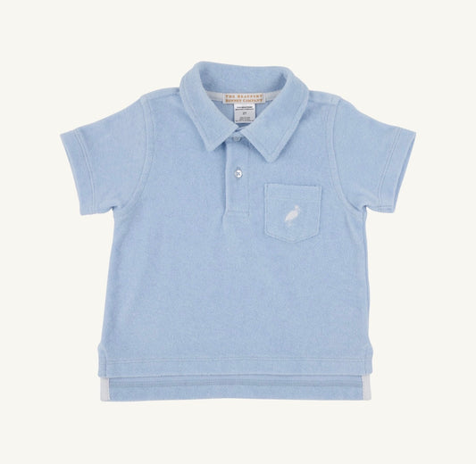 TBBC | Prim & Proper Polo Terrycloth - Beale Street Blue