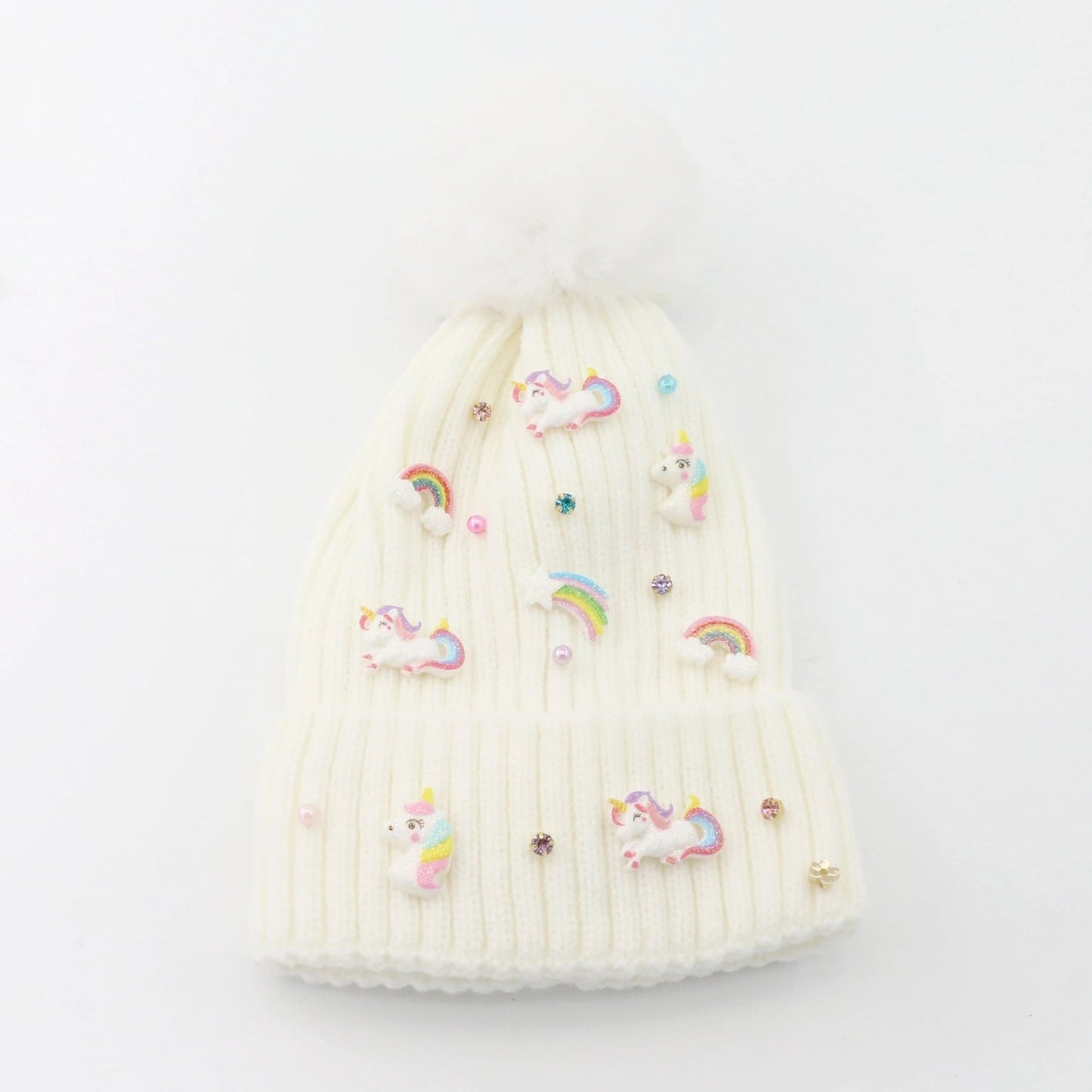 Poppyland | Rainbow Unicorn Beanie