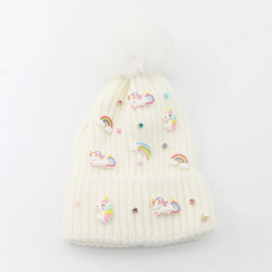 Poppyland | Rainbow Unicorn Beanie