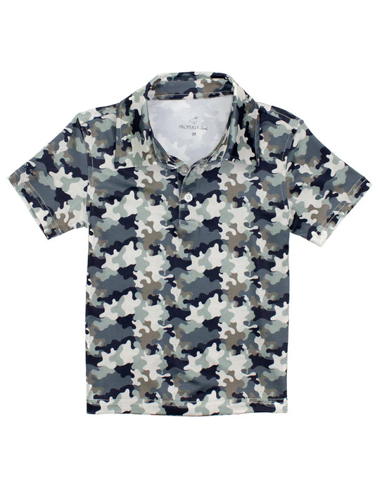 Properly Tied | Inlet Polo Delta Backwater Camo